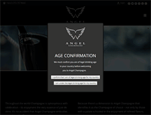 Tablet Screenshot of angelchampagne.com